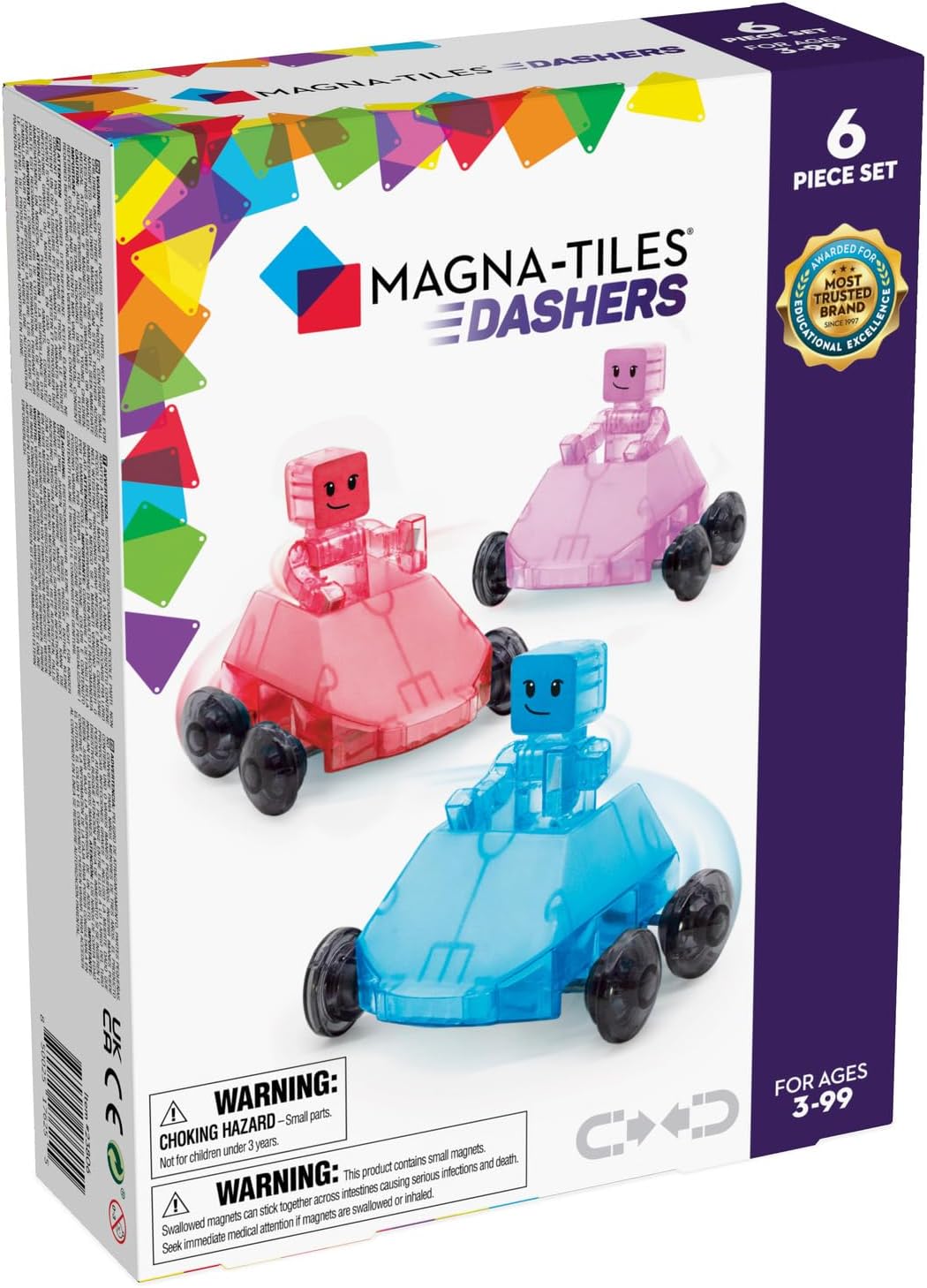 Magna-Tiles Dashers 6-Piece Set