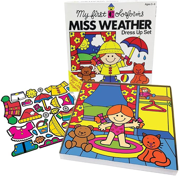 Classic Colorforms - Miss Weather
