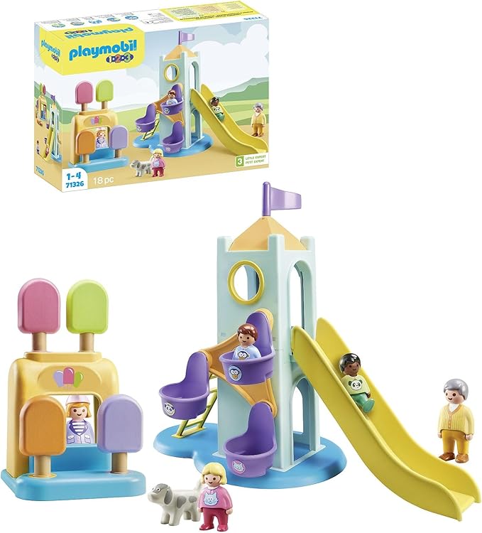 Playmobil 123 Adventure Tower with Ice Cream Booth