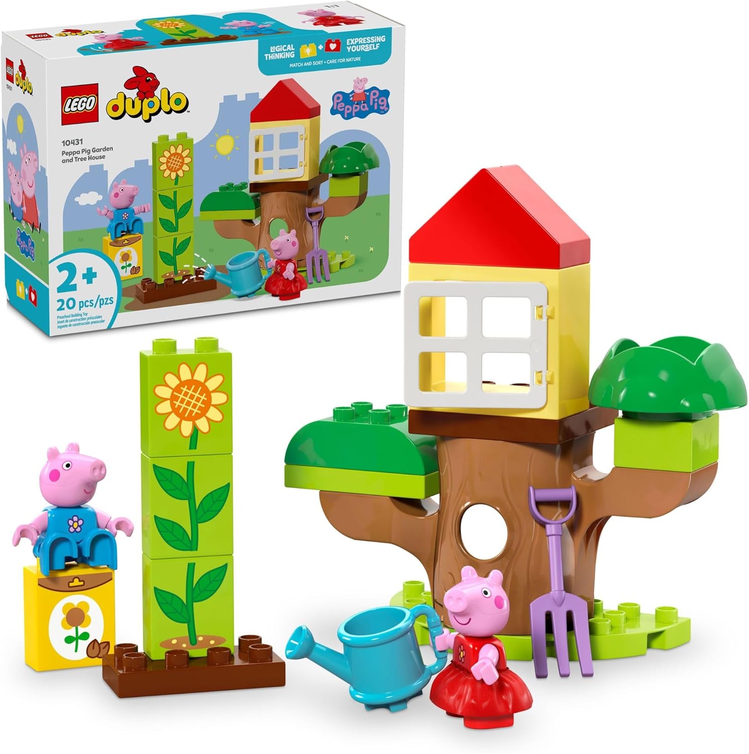 LEGO DUPLO Peppa Pig Garden and Tree House