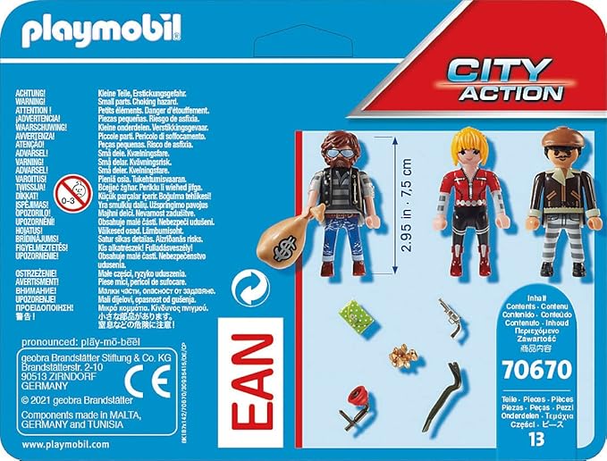 Playmobil Thief Figure Set