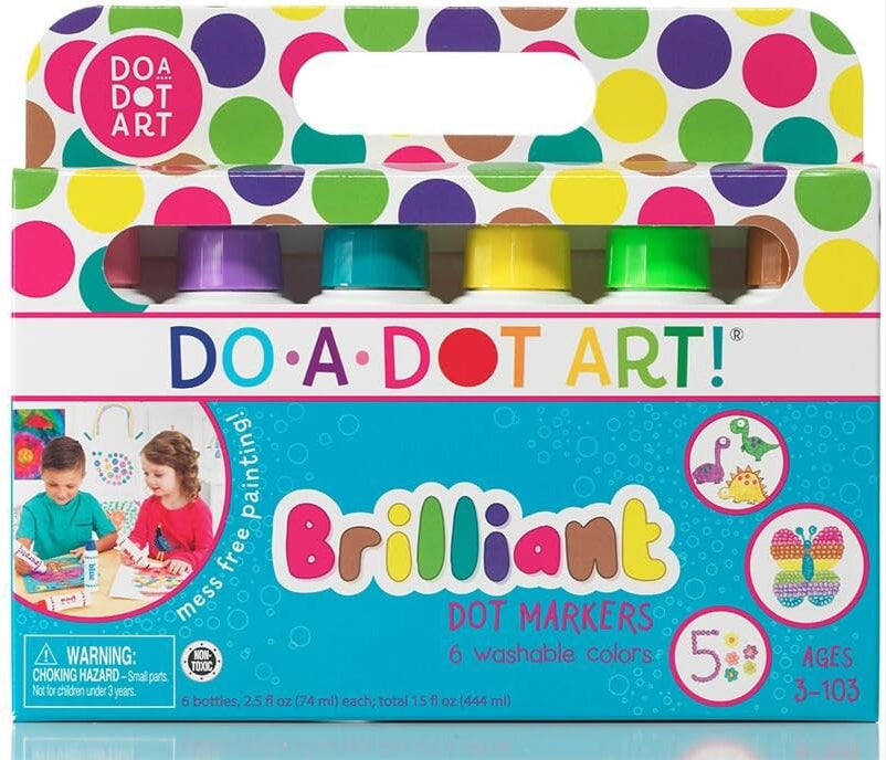 Do-A-Dot Art! Brilliant Markers, 6 pack