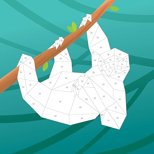 Paint by Sticker Kids - Rainforest Animals