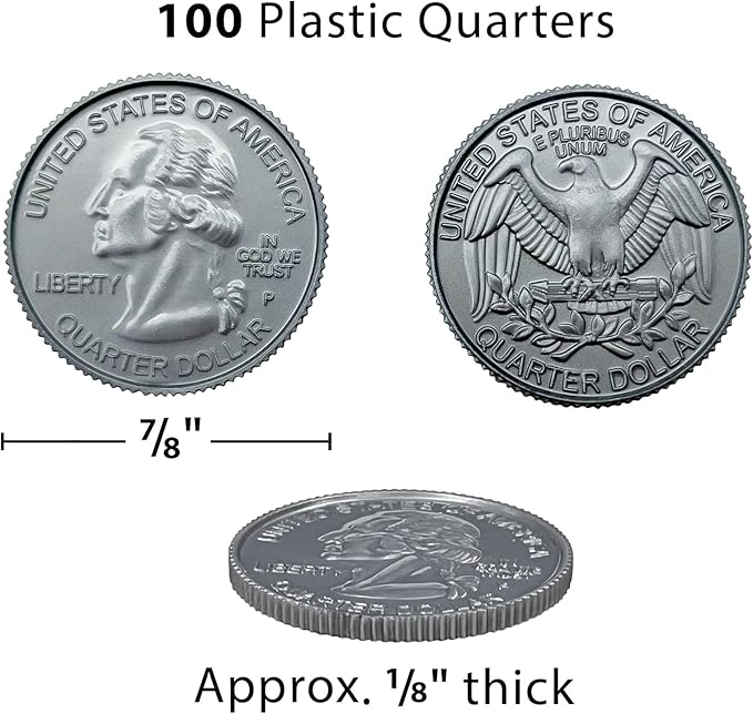 Fun Quarters Play Money Quarters – The Fun Company