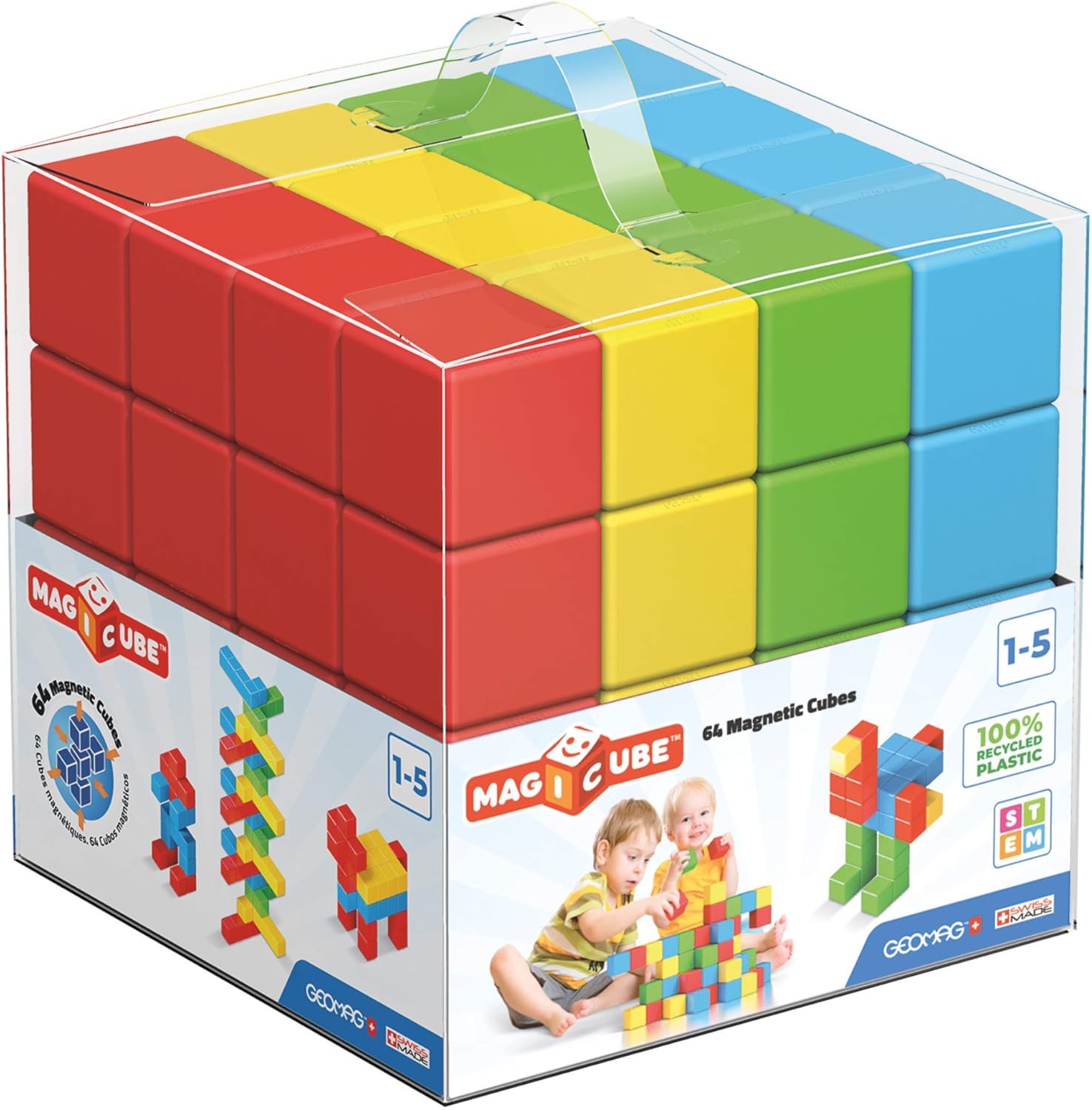 Magicube Magnetic Building Blocks - Set of 64
