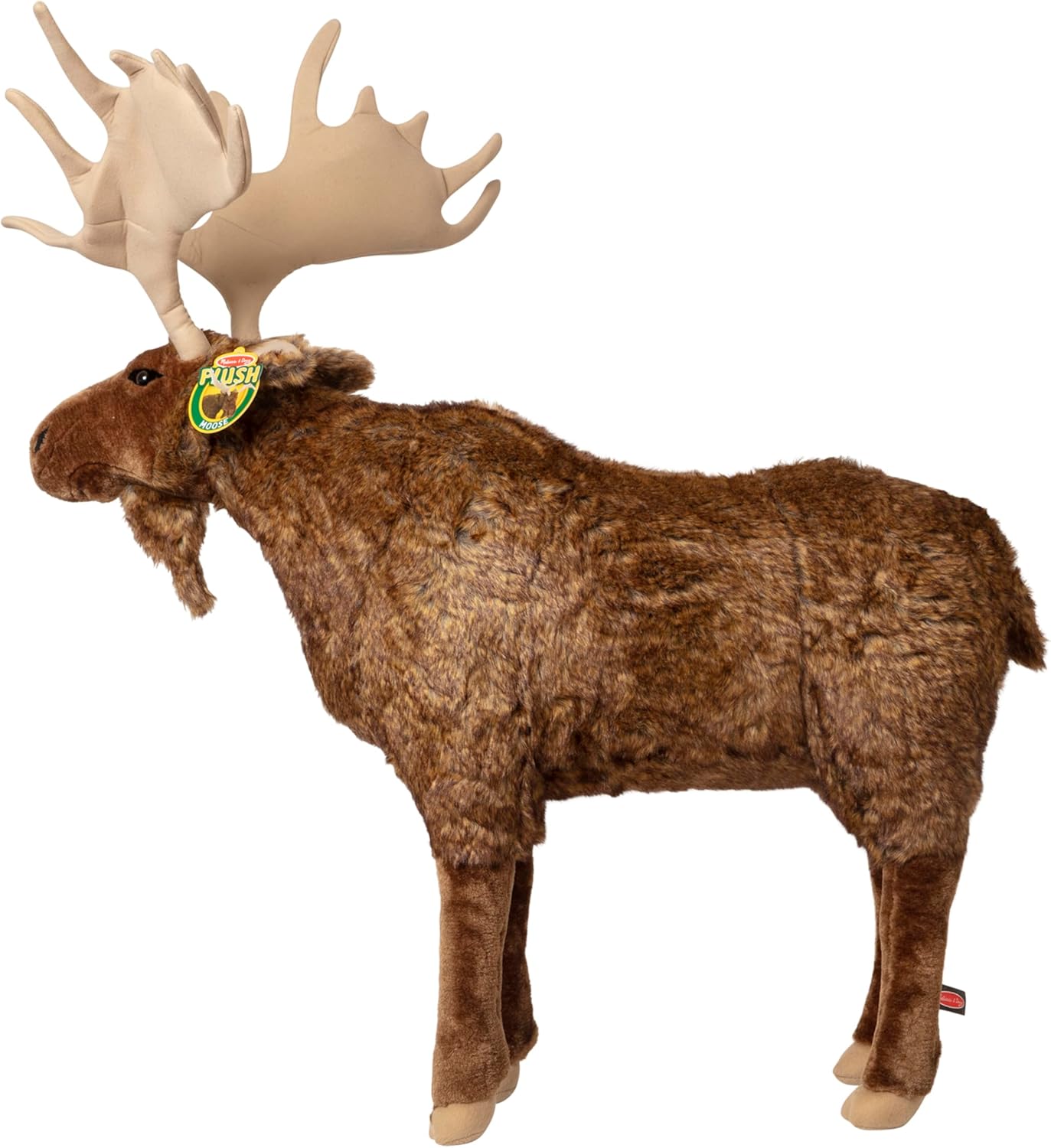 Melissa & Doug Lifelike Plush Moose
