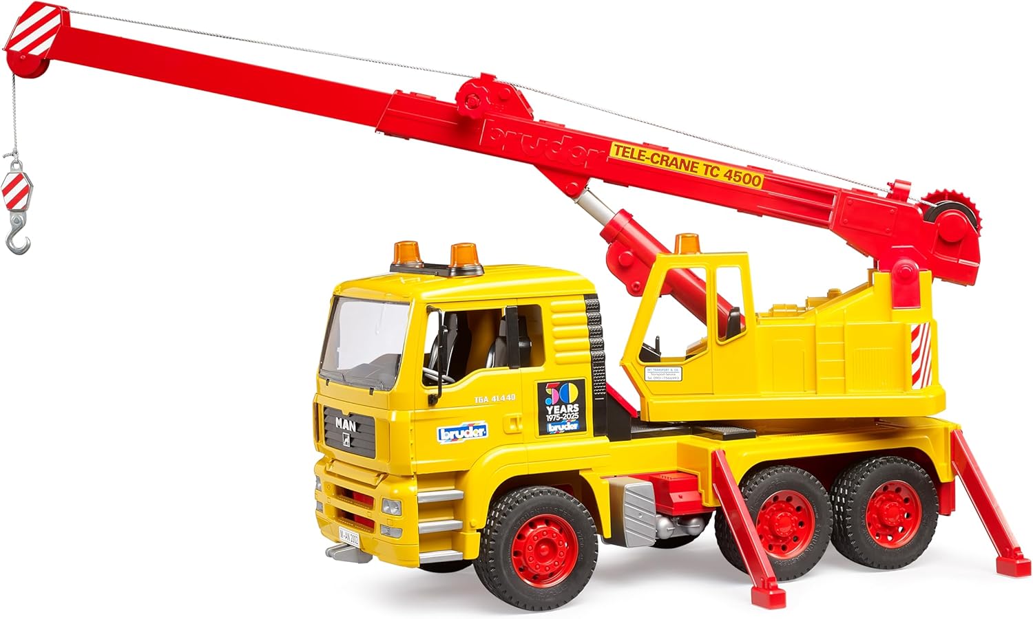 Bruder 50 Years Special Edition MAN TGA Crane Truck