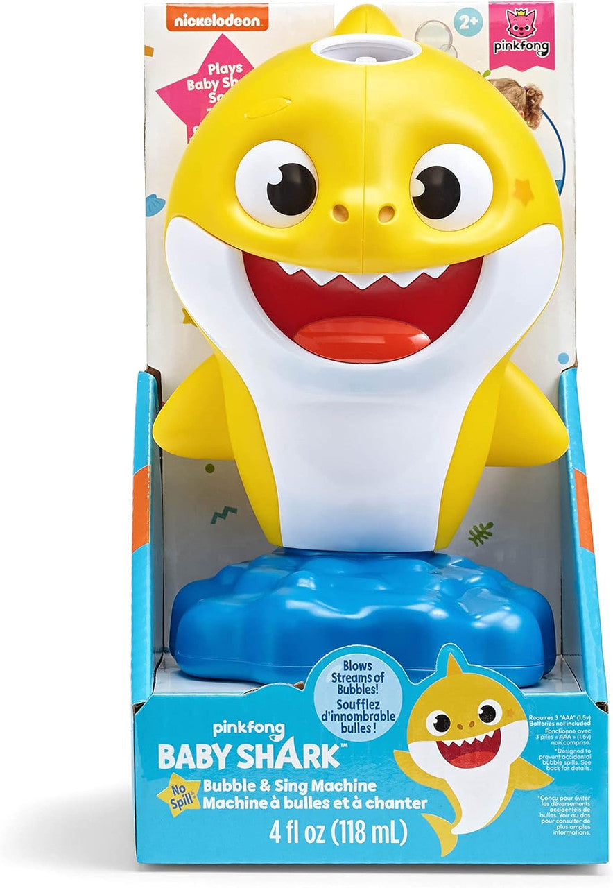 Fubbles Kids' Baby Shark Bubble And Sing Machine