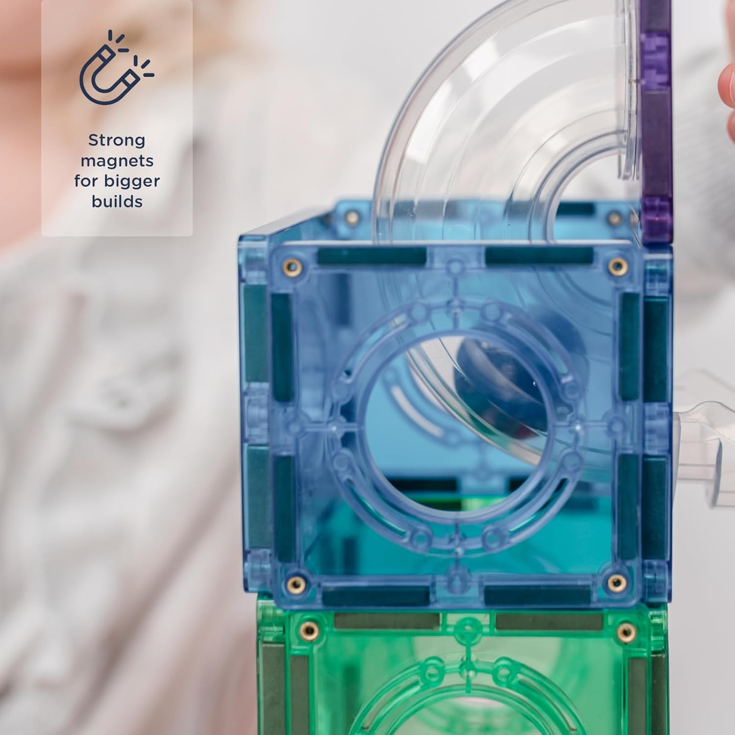 Connetix Rainbow Ball Run Pack - 92 Pieces