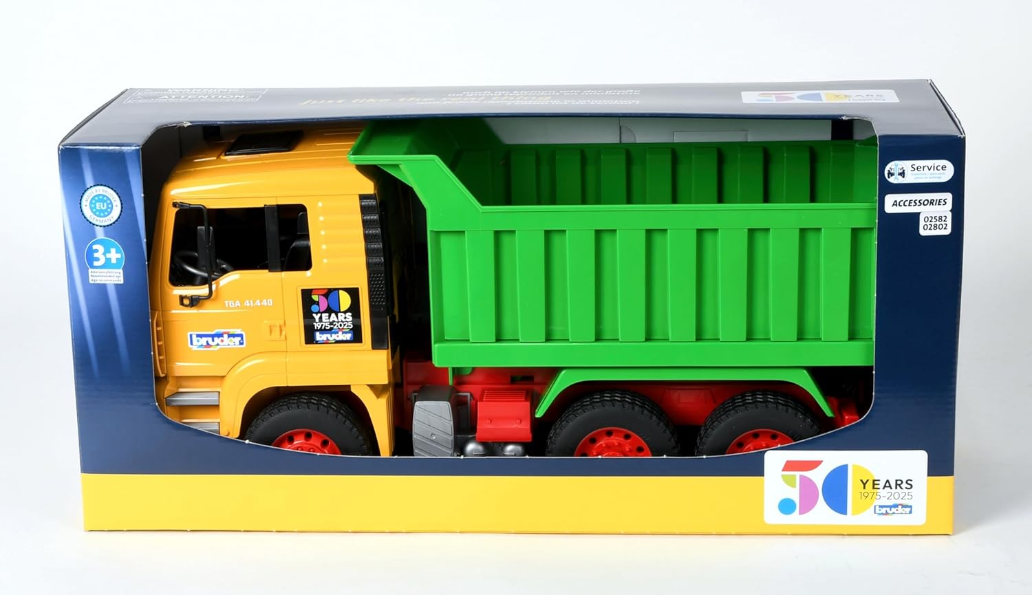 Bruder 50 Years Special Edition MAN TGA Tipping Truck with Dump Tray