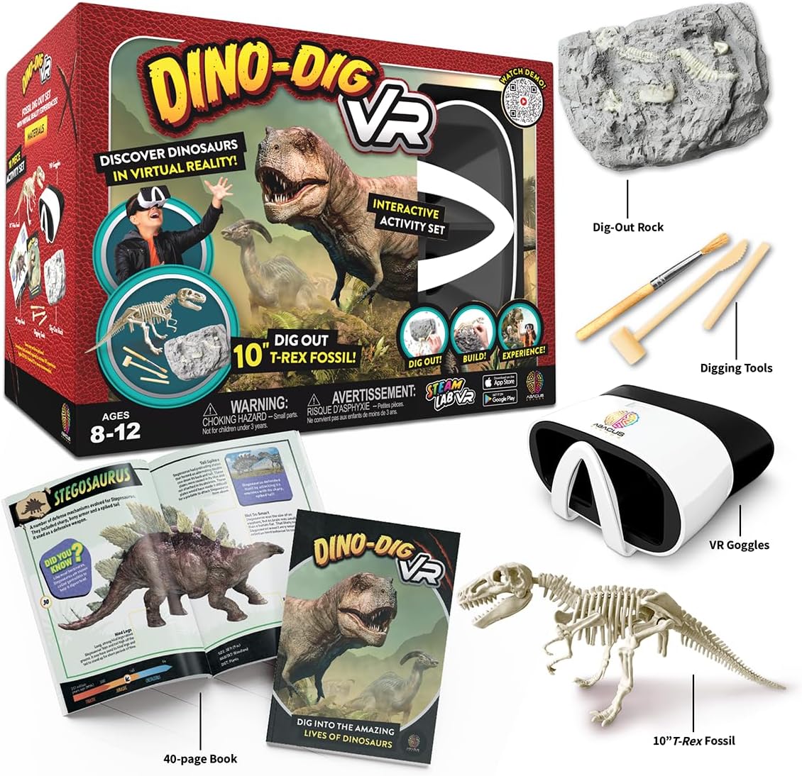 Dino Dig VR Interactive STEAM Activity Set