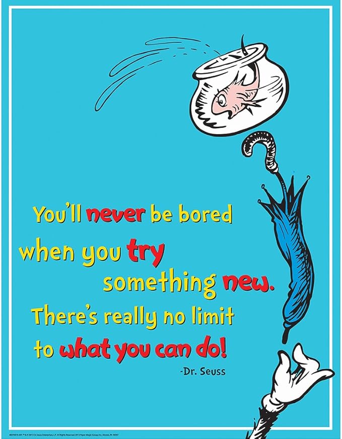 Seuss Try Something New Chart