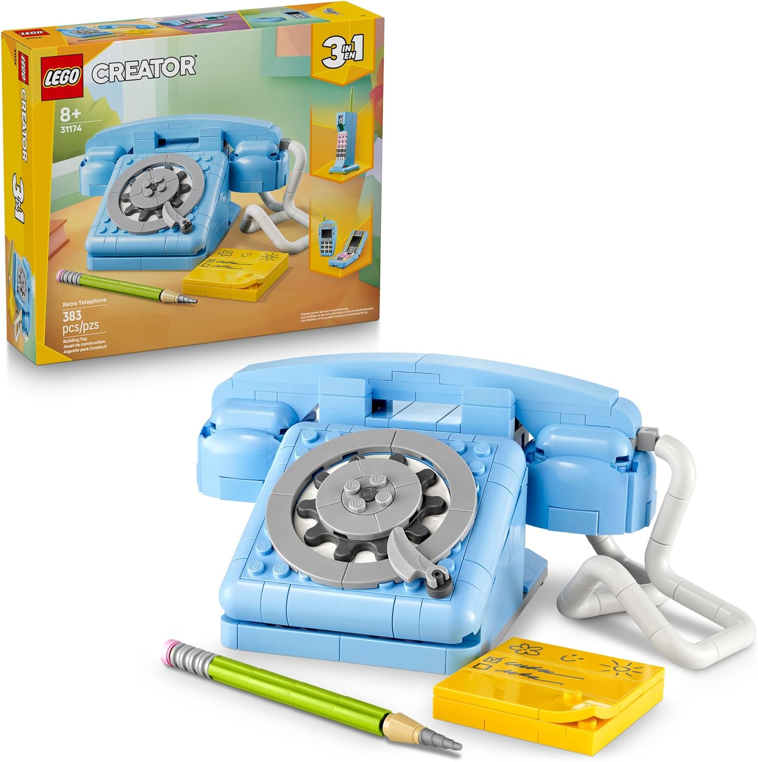 LEGO Creator 3 in 1 Retro Telephone