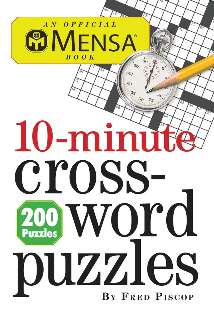 Mensa 10Minute Crossword Puzzles The Fun Company