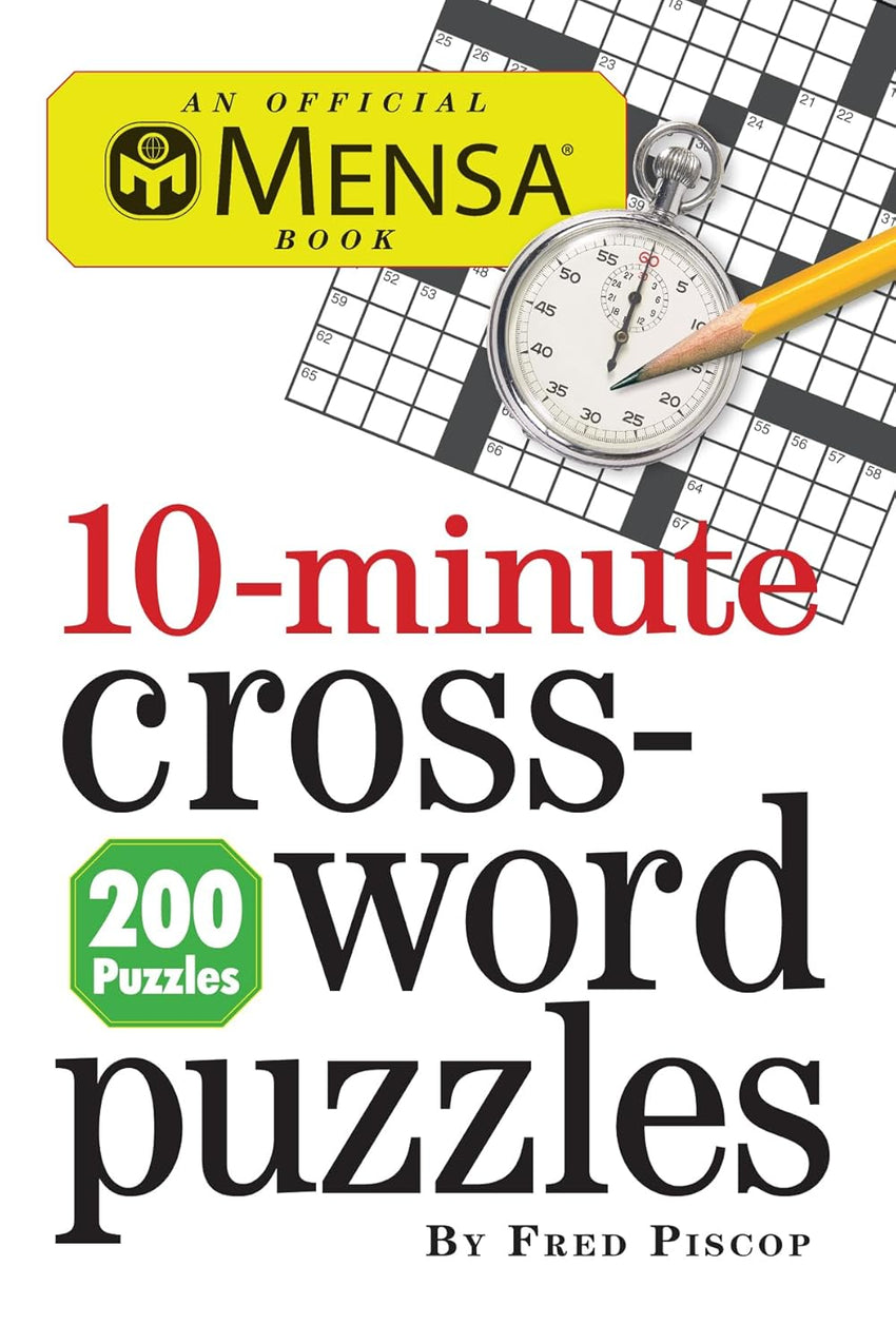 Mensa 10Minute Crossword Puzzles The Fun Company