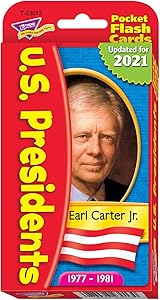 U.S. Presidents Pocket Flash Cards