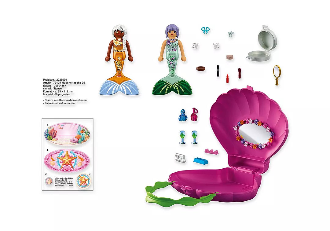 Playmobil Mermaid Shell Bag