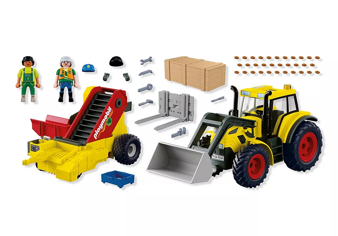 Playmobil Large Tractor with Potato Harvester
