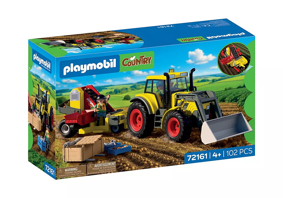 Playmobil Large Tractor with Potato Harvester