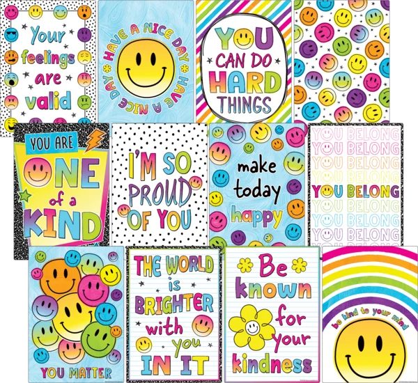 BRIGHTS 4EVER POSITIVE SAYINGS SMALL POSTER PACK