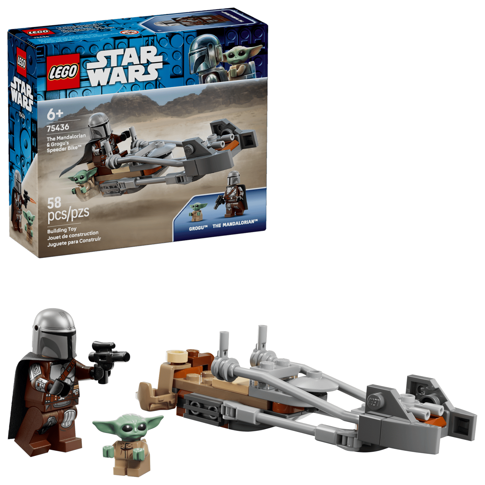 LEGO Star Wars The Mandalorian & Grogu's Speeder Bike
