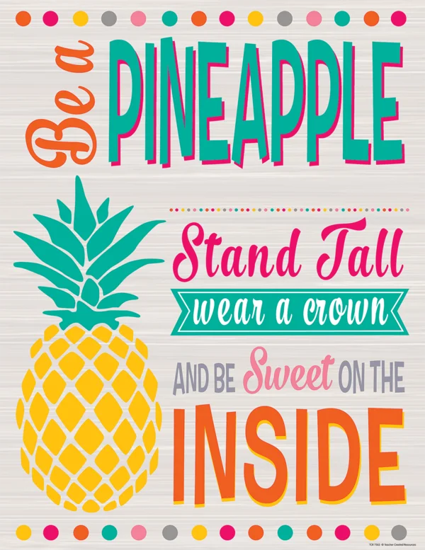 Be a Pineapple Chart