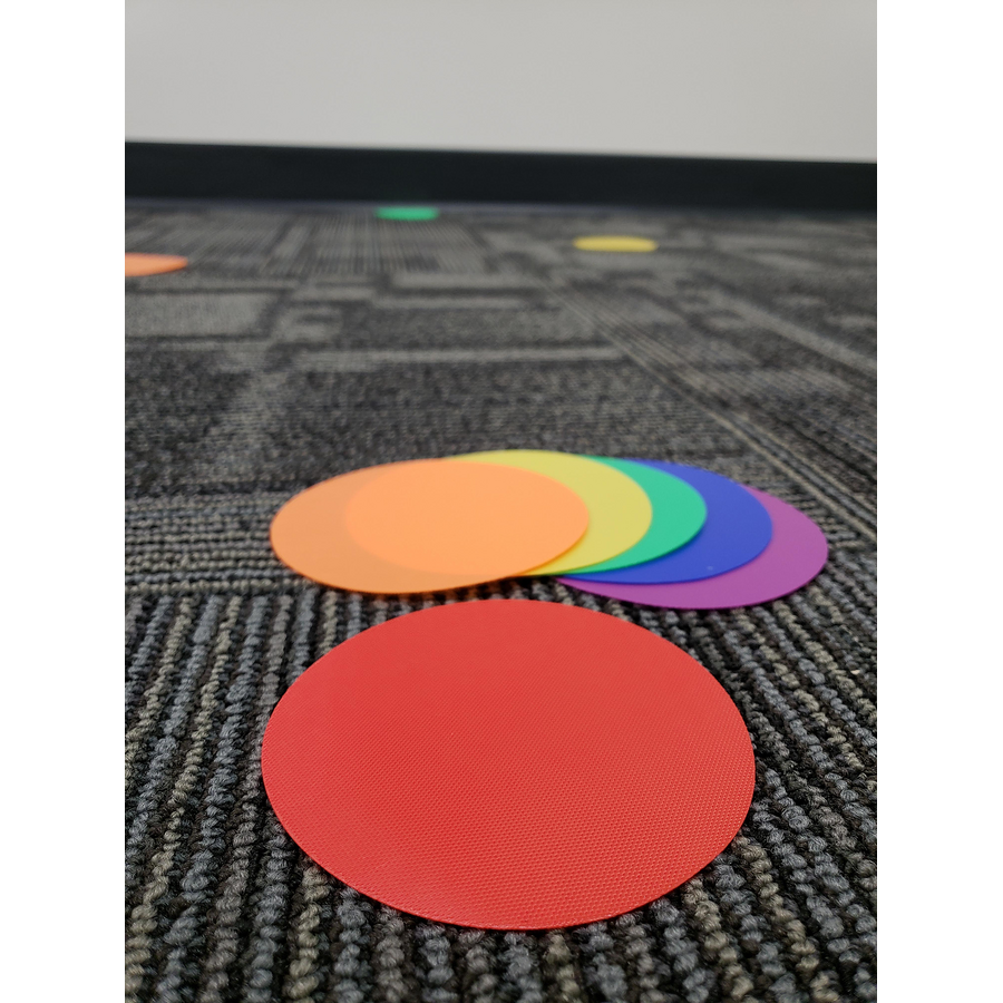 Spot On Carpet Markers Colorful Circles - 4"