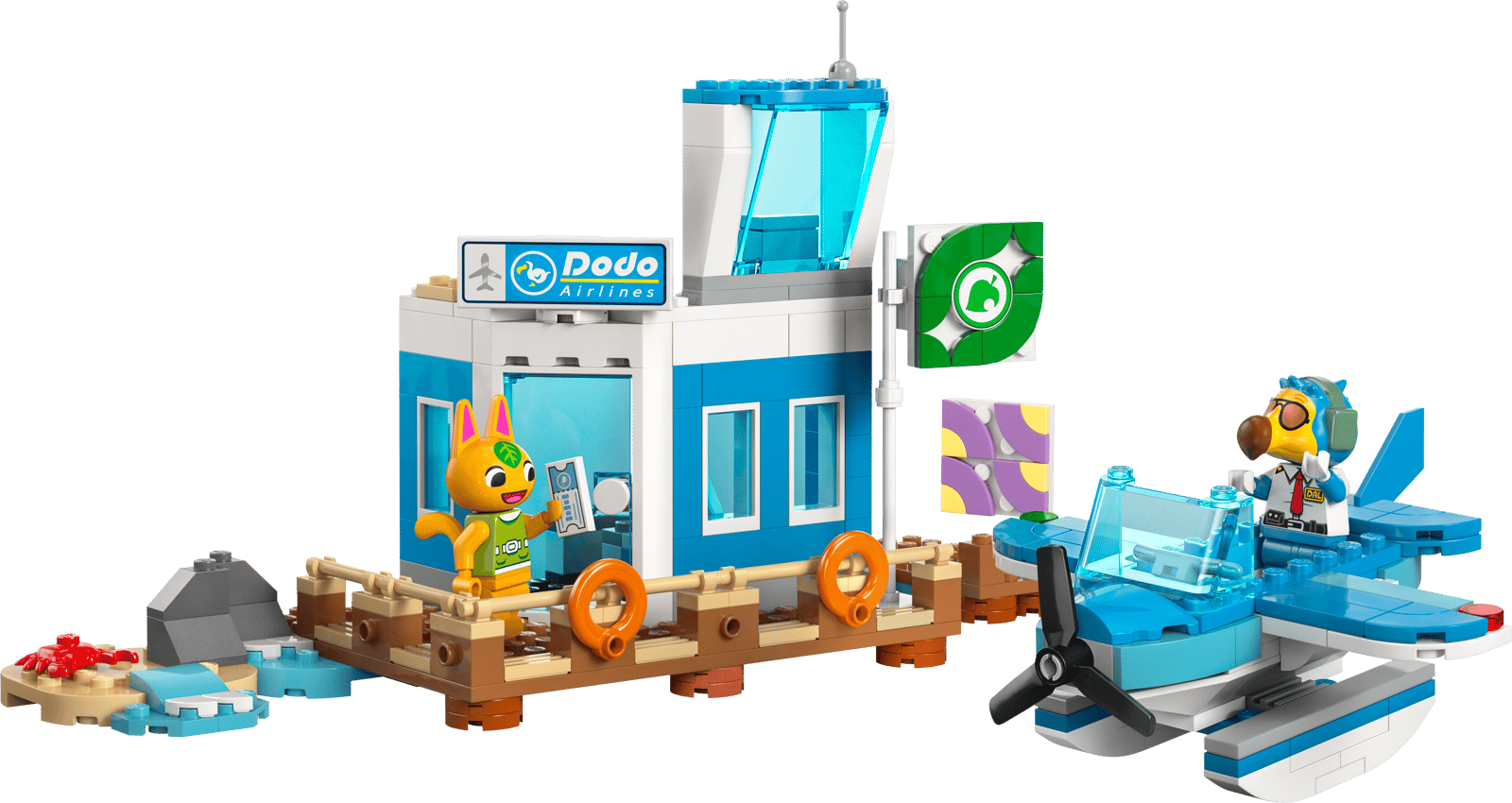LEGO Animal Crossing Fly with Dodo Airlines Airport