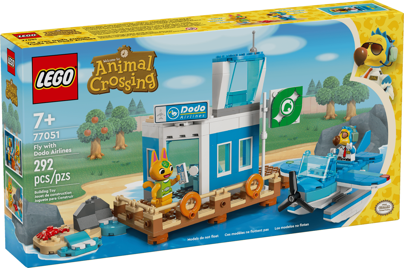 LEGO Animal Crossing Fly with Dodo Airlines Airport