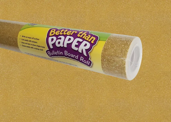 Gold Shimmer Better Than Paper Bulletin Board Roll