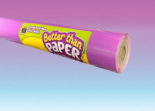 Purple & Blue Color Wash Better Than Paper Bulletin Board Roll