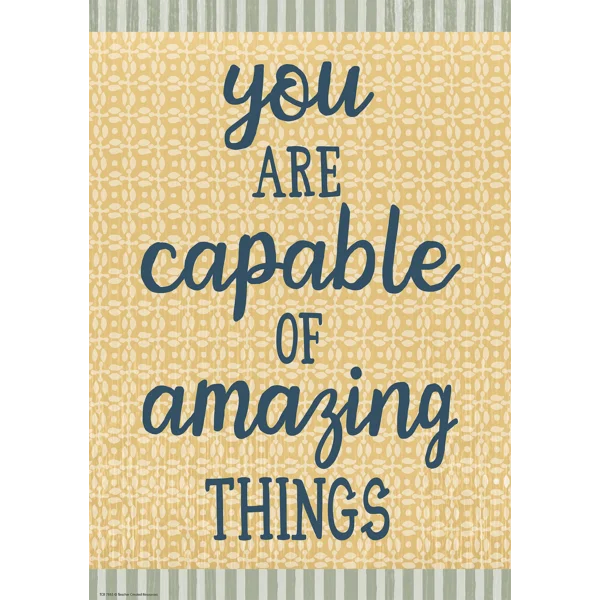 You Are Capable of Amazing Things Poster
