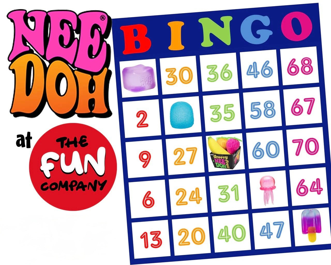 6/28 NeeDoh Bingo in Bellefontaine