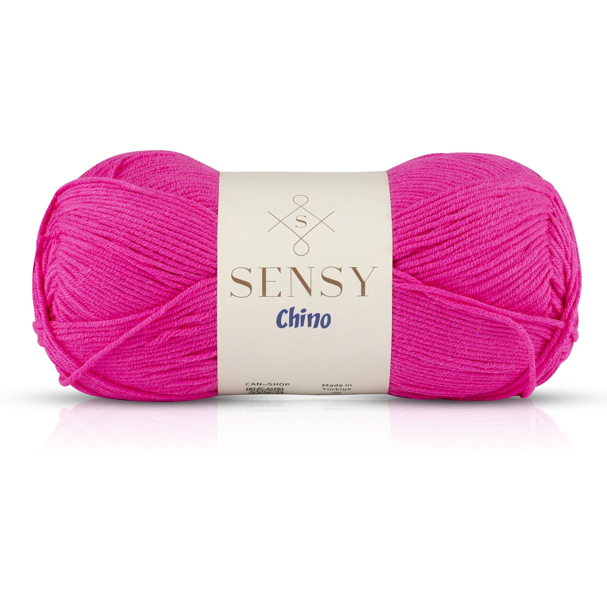 Sensy Chino Soft Cotton Yarn, 3.5 oz, 360 Yards, Gauge 2 Fine