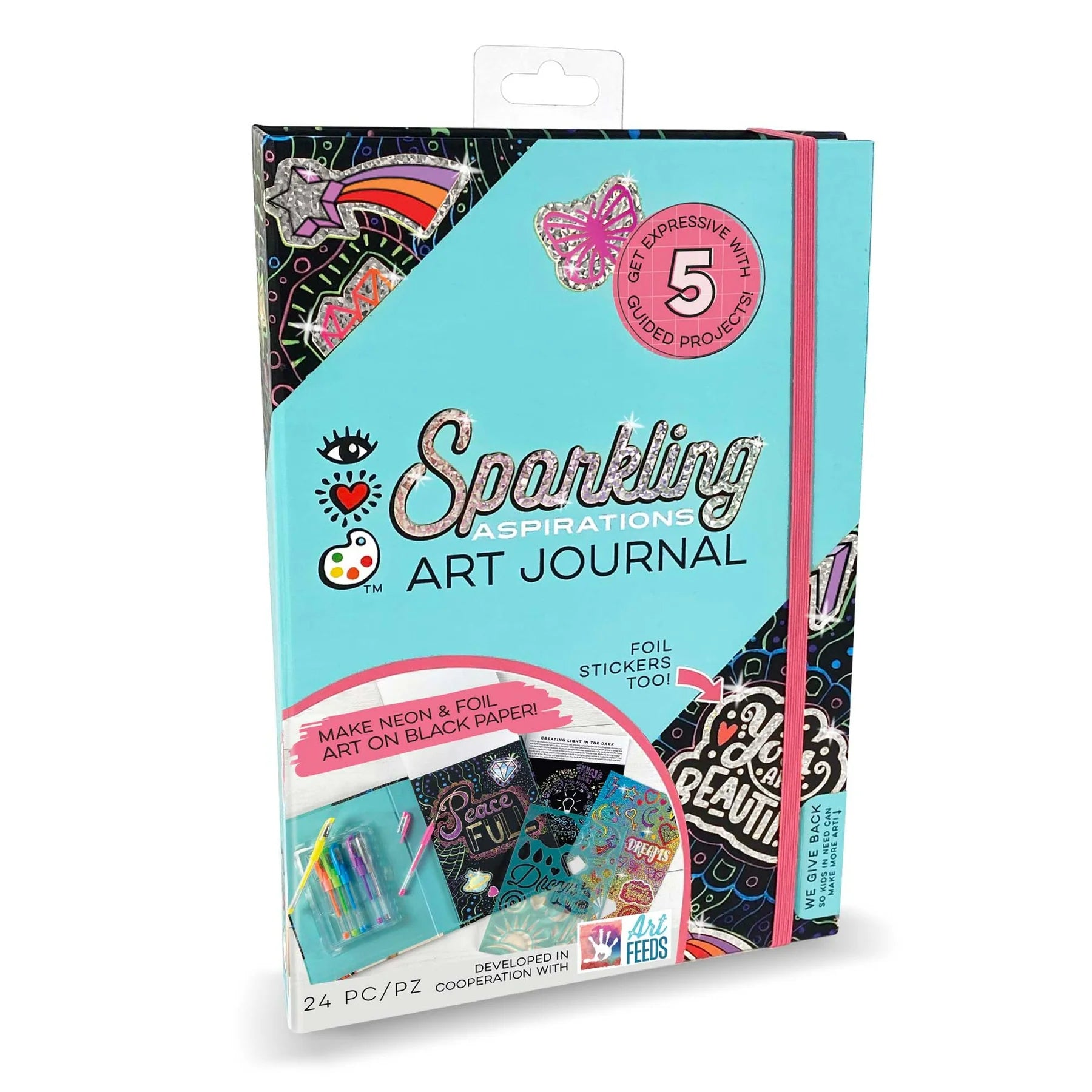 Therapeutic Art Journal - Sparkling Aspirations