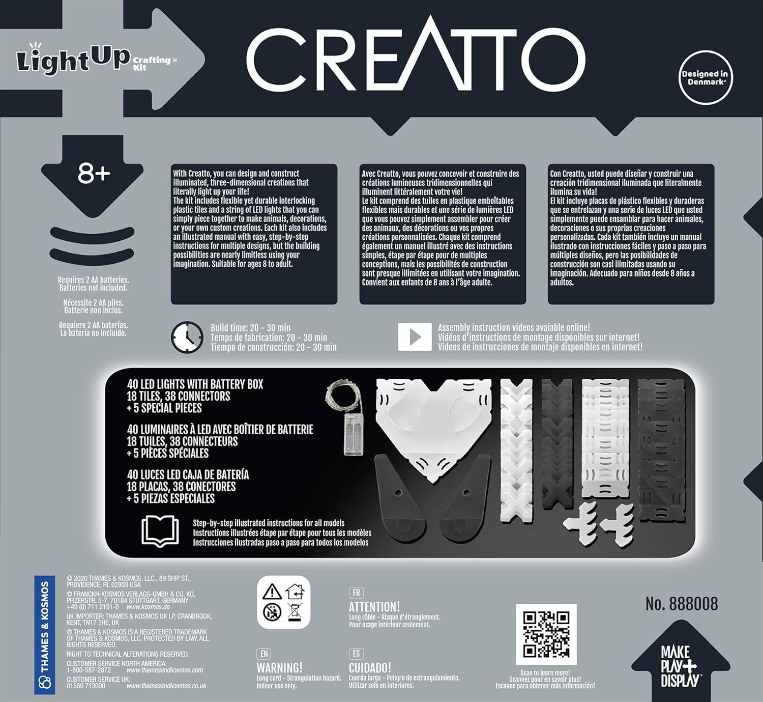 Creatto Glowing Panda & Monocrome Crew