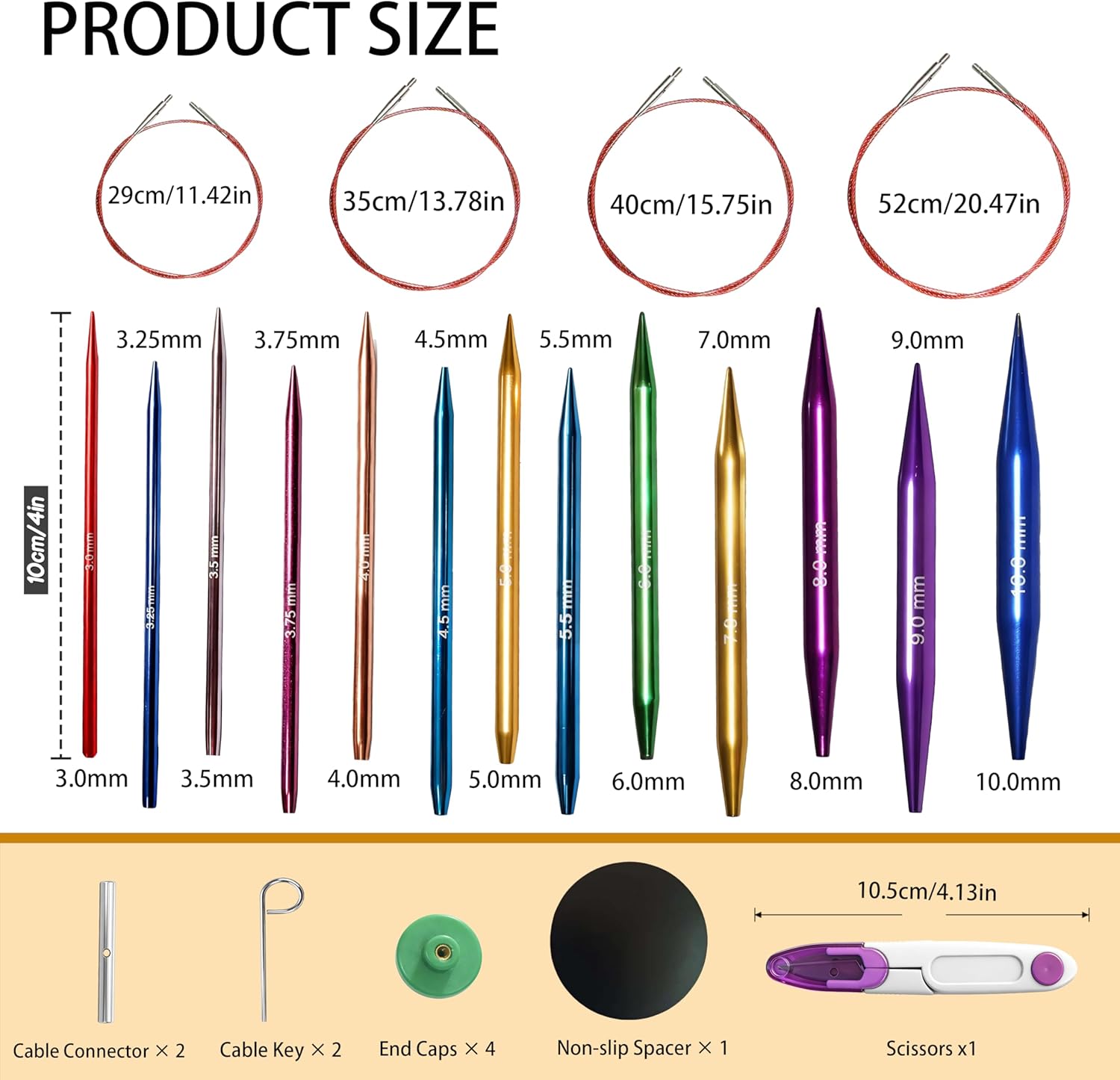 Circular Knitting Needles Set