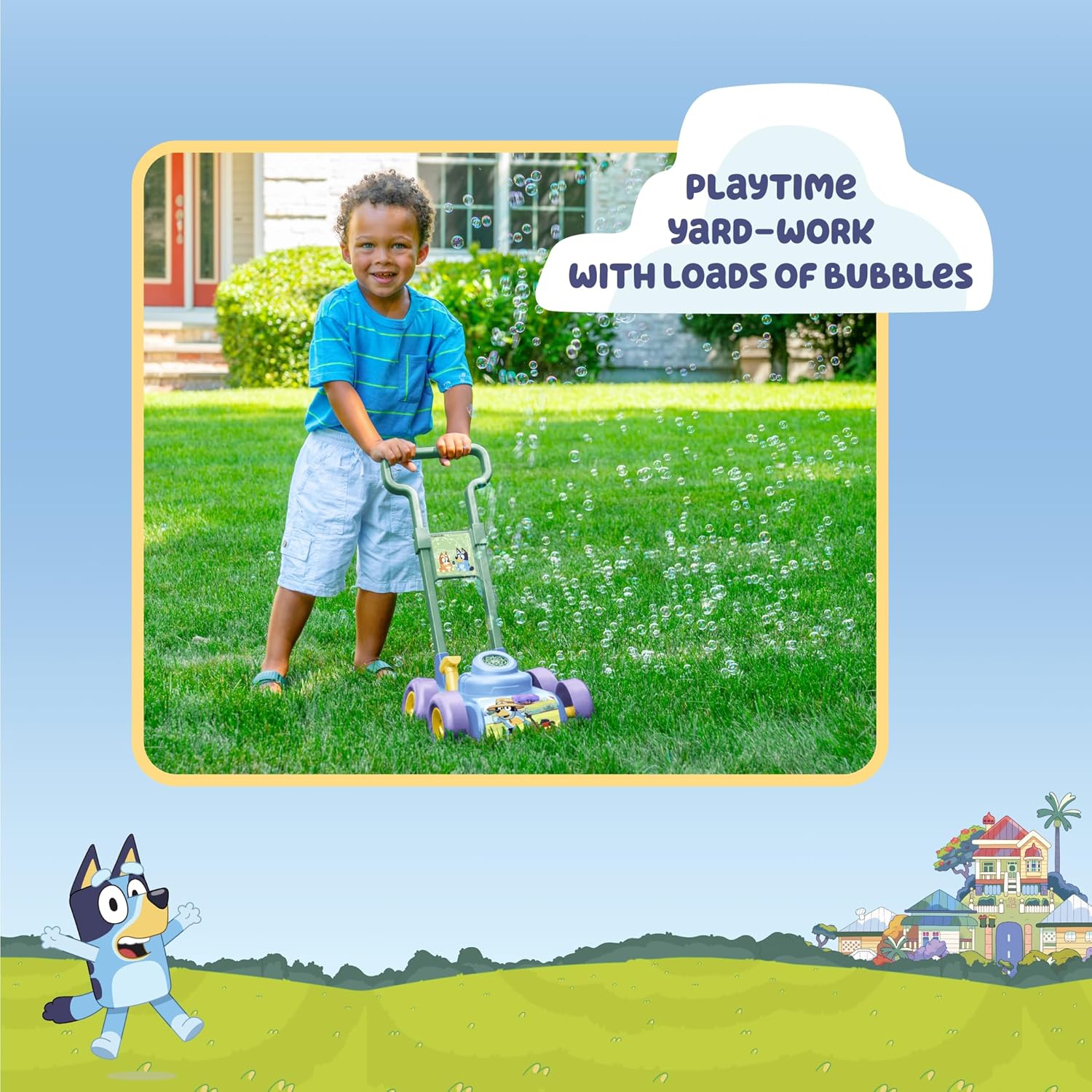BLUEY Bubble Lawn Mower