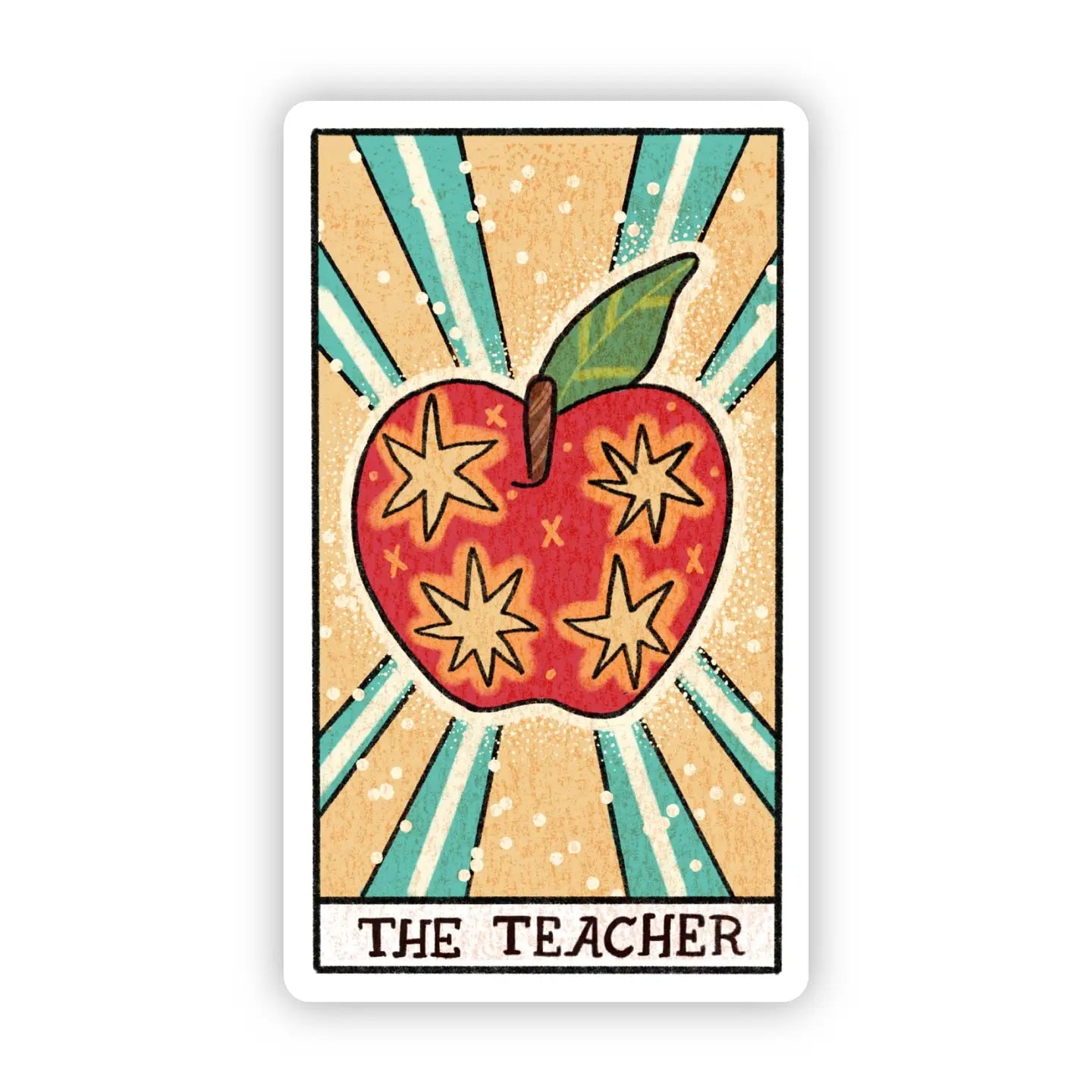 The Teacher Tarot Card Sticker