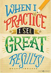 When I Practice Poster