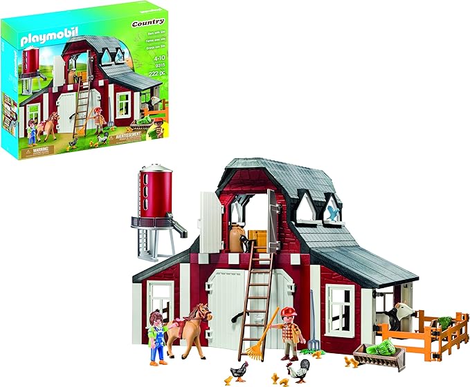 Playmobil Barn With Silo