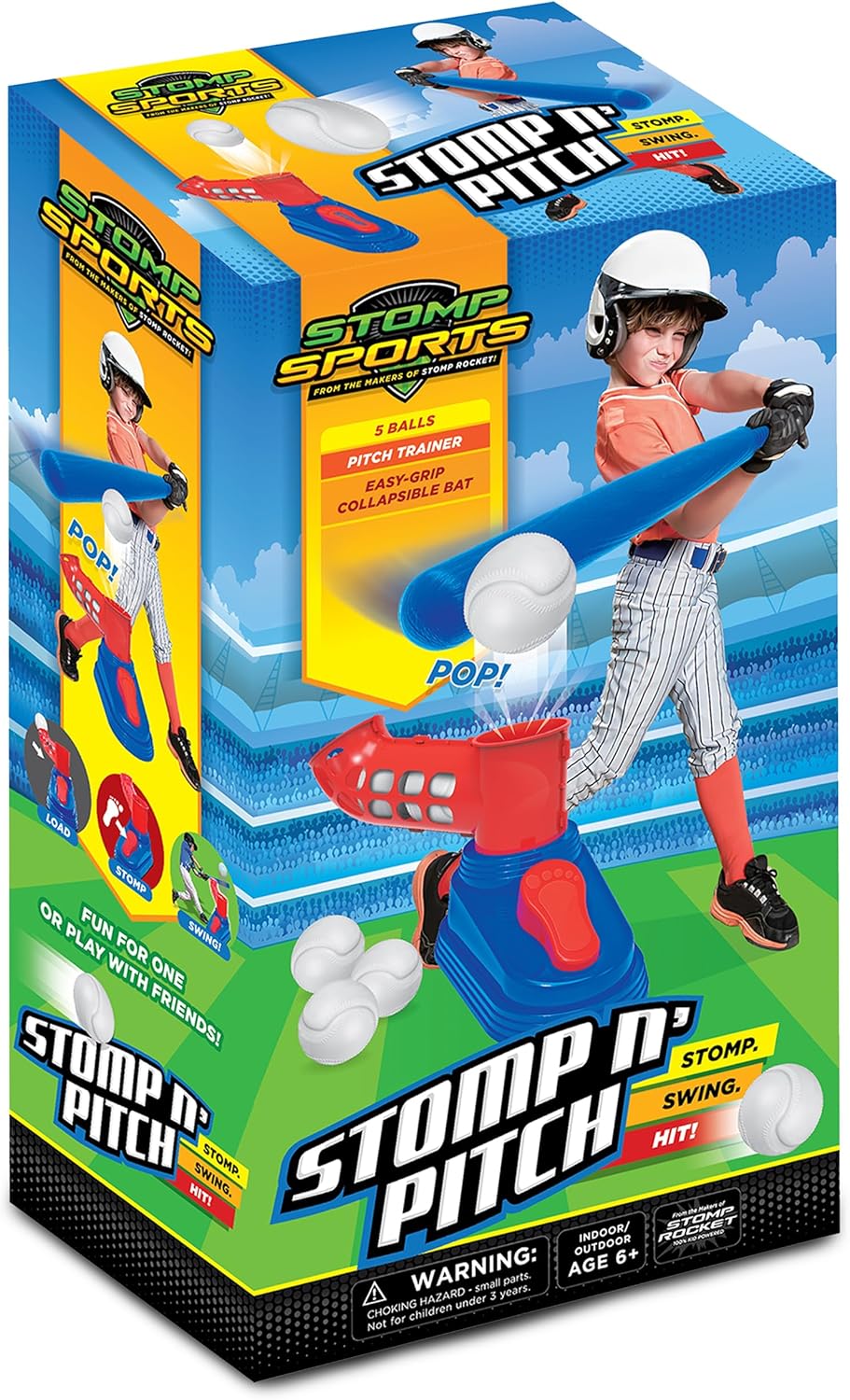 Stomp N Pitch Baseball Pitching Machine