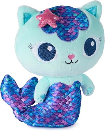 Gabby's Dollhouse Fin-Tastic MerCat Plush Toy 10-Inch