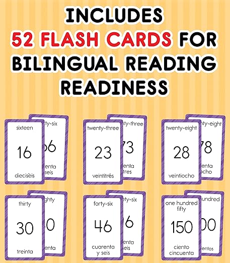 Carson Dellosa Numbers 1 To 100 English And Spanish