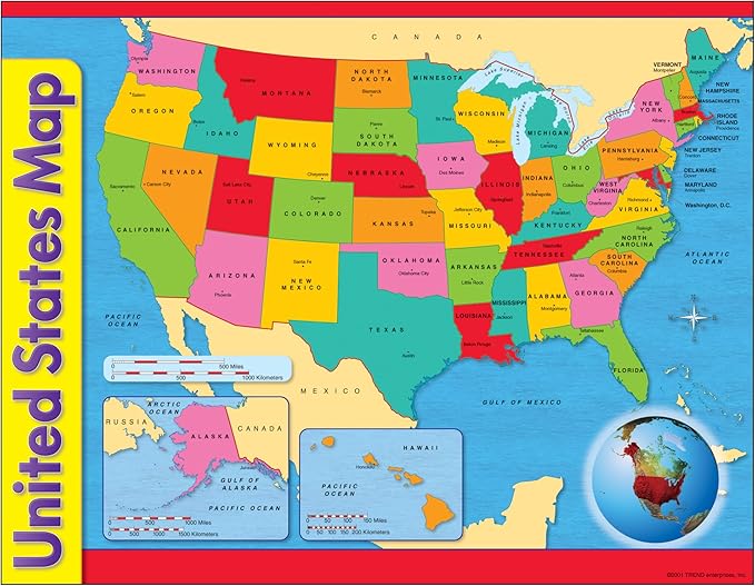 UNITED STATES MAP CHART