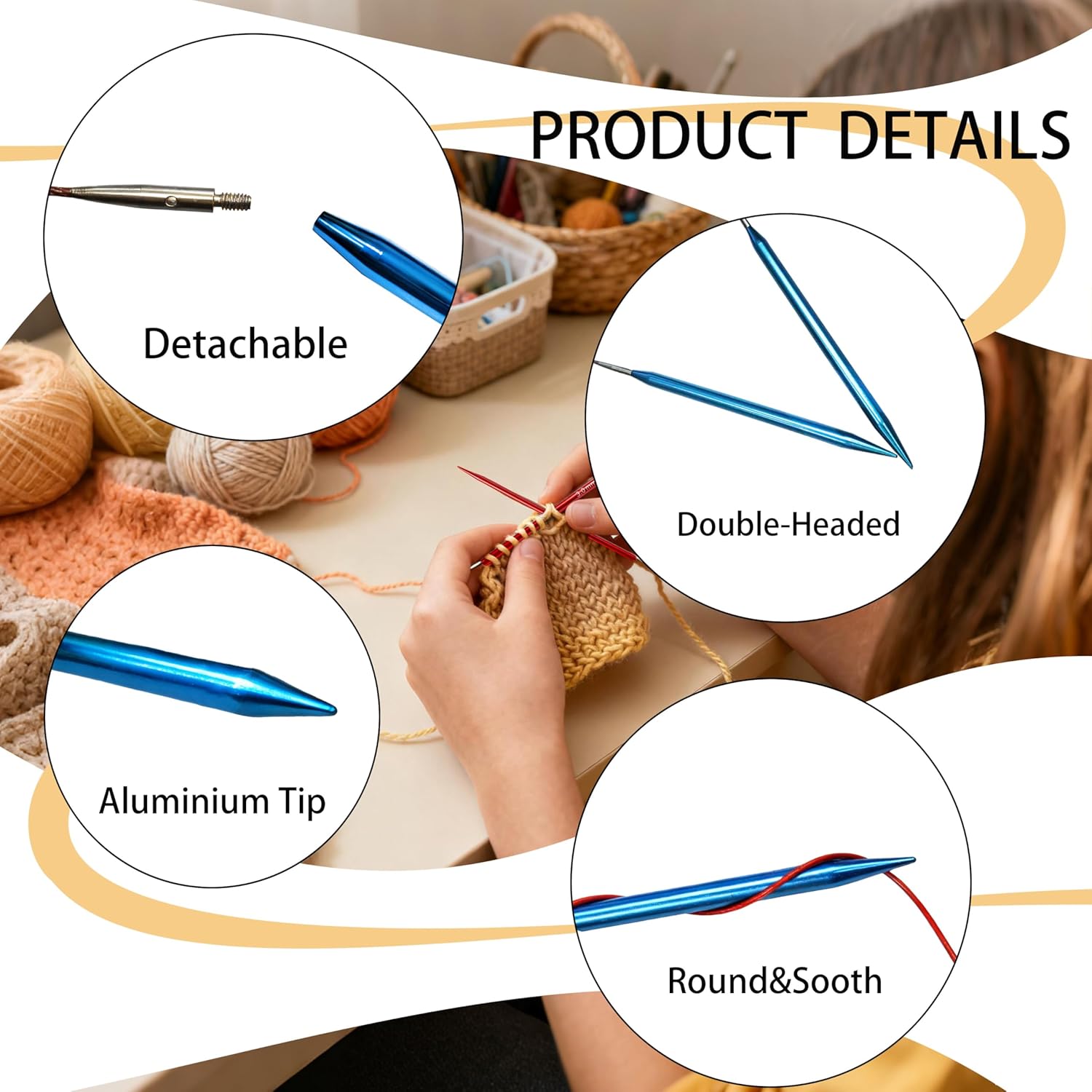 Circular Knitting Needles Set