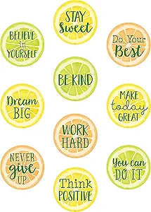 Lemon Zest Positive Sayings Accents