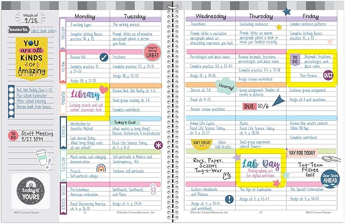 Oh Happy Day Lesson Planner