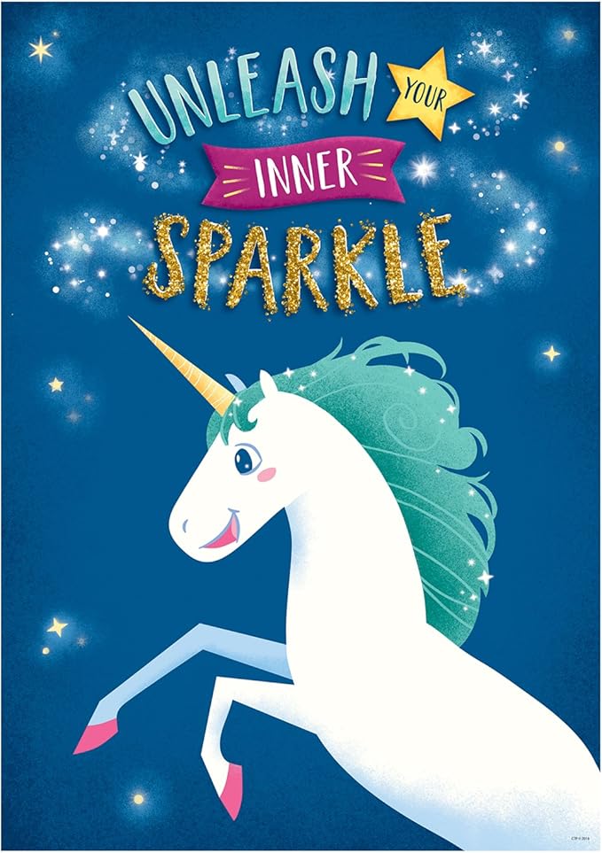 Unleash Your Inner Sparkle Unicorn Poster