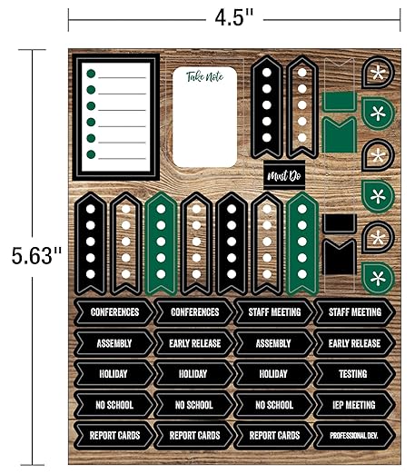 Industrial Cafe Planner Accents Sticker Pack